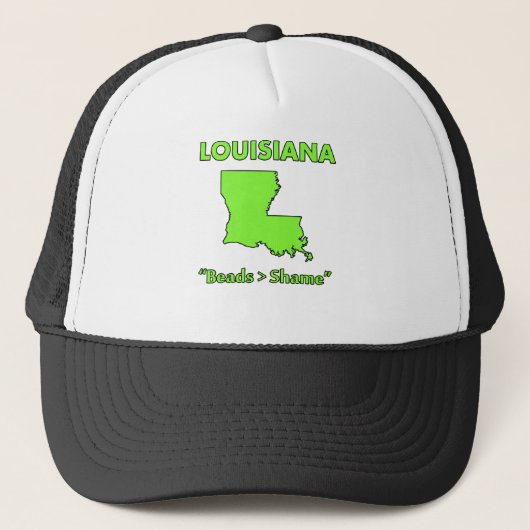 Casquette Louisiane - Perles > Honte (Devant)