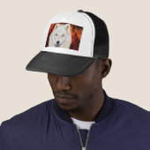Casquette Loup Blanc Kokopelli (En situation)