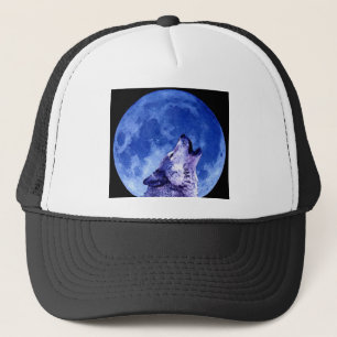 Casquette Loup d'hurlement à la lune