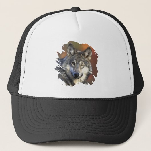 Casquette Loup gris (Devant)