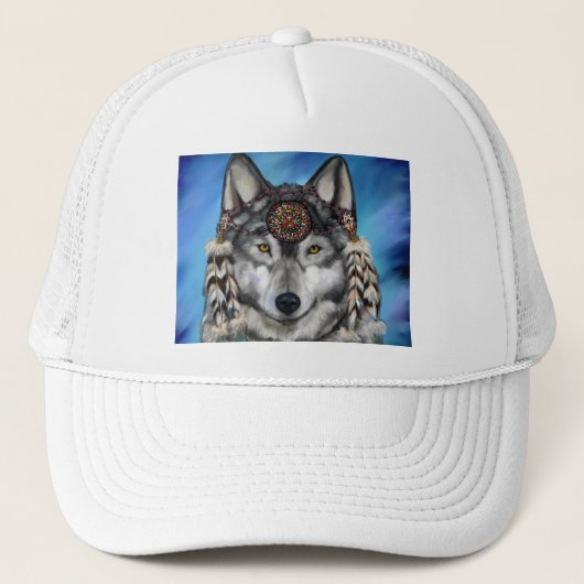 Casquette Loup Gris (Devant)