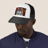 Casquette Loup Gris (En situation)