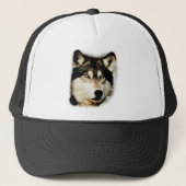Casquette Loup motivationnel unique (Devant)