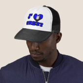 Casquette Love Crest blue (En situation)