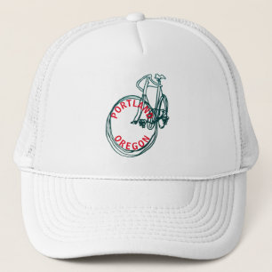 Casquette Love Heart Portland Oregon Bicycle Trucker Hat