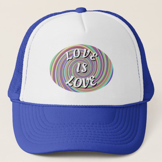 Casquette Love Is Love Fierté (Devant)