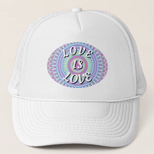 Casquette Love Is Love Fierté (Devant)