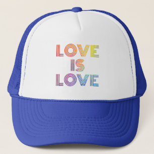 Casquette Love is Love   Modern Stripes