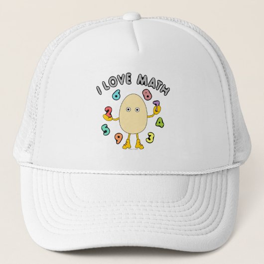 Casquette Love Math (Devant)