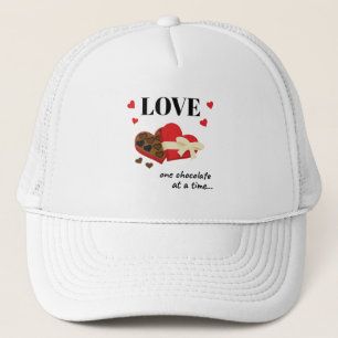 Casquette Love One Chocolate at a Time Drôle Citation