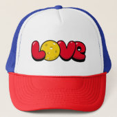 Casquette Love Pickleball (Devant)