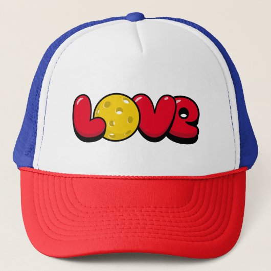 Casquette Love Pickleball (Devant)