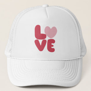 Casquette LOVE Pink Typographie