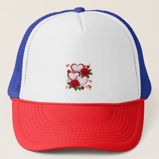 Casquette Love & Romance - Saint Valentin (Devant)
