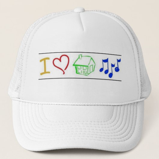 Casquette loveHouseMusic (Devant)