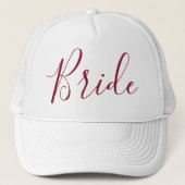 Casquette Lovely Bride Calligraphie (Devant)