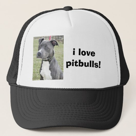 Casquette lovepitbulls i ! (Devant)