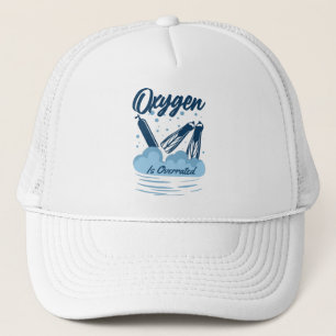Casquette L'oxygène est surfait - Pour les nageurs