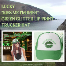 Lucky "Kiss Me I m Irish" Green Parties scintillan