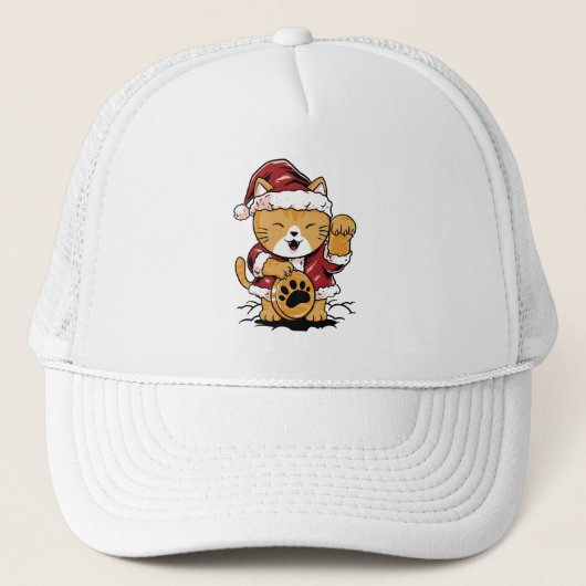 Casquette Lucky Meow (Devant)