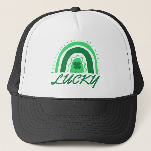 Casquette Lucky Shamrock Rainbow (Devant)