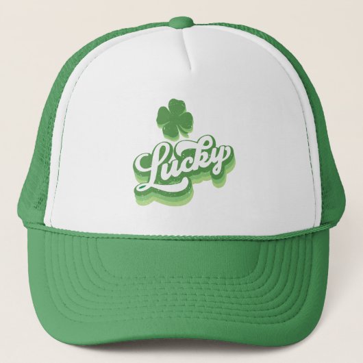 Casquette Lucky Shamrock St Patrick's Day Irish (Devant)