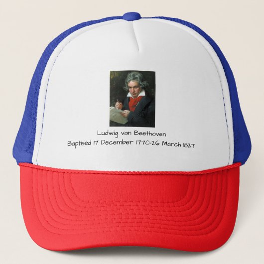 Casquette Ludwig van Beethoven (Devant)
