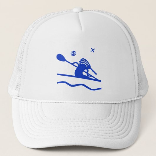 Casquette lunatique de kayak de Kokopelli (Devant)