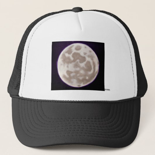 Casquette Lune peinte (Devant)