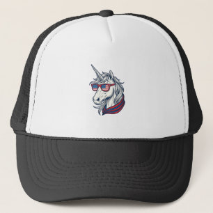 Casquette Lunettes de soleil drapeau licorne patriotique vec