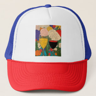 Casquette Lunettes de vin Floral Celebral - Cheers to Colors