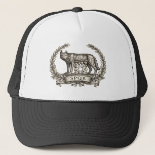 Casquette Lupa Capitolina Vintage Emblème Romulus Remus SPQR