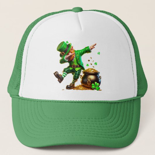Casquette Lutins qui dab la fête de la Saint-Patrick Pot d'O (Devant)