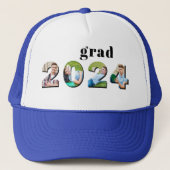 Casquette Lycée De Classe De 2024 Photo Graduation (Devant)