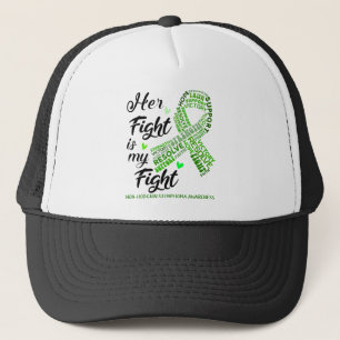 Casquette Lymphome de non-Hodgkin Son combat est notre comba