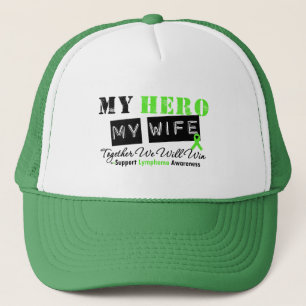 Casquette LYMPHOME mon héros mon épouse que nous gagnerons