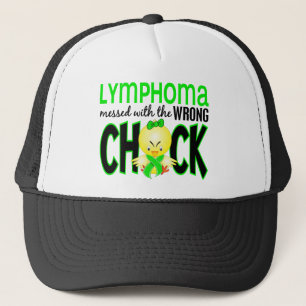 Casquette Lymphome sali avec le poussin faux
