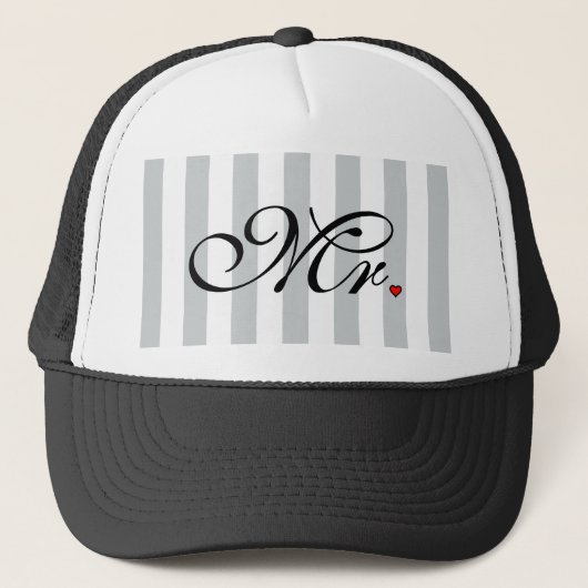 Casquette M. Husband Groom Click pour customiser des rayures (Devant)
