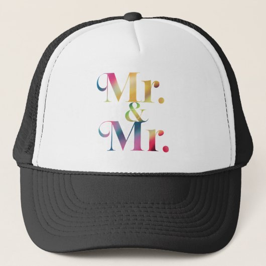 Casquette M. & M. Gay Bachelor Party Mariage gay (Devant)