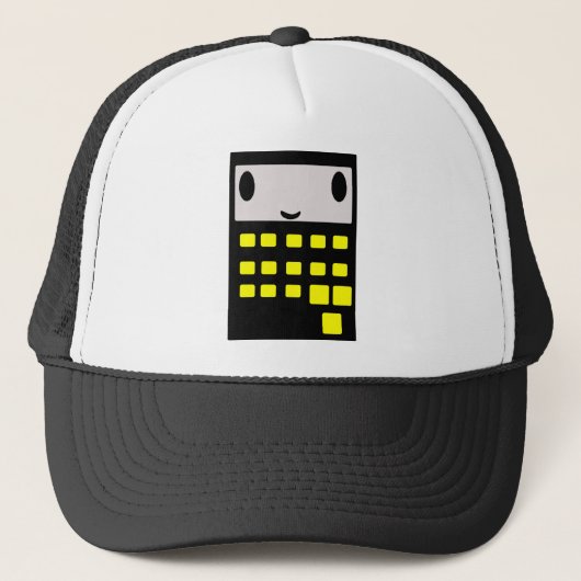 Casquette Ma calculatrice heureuse (Devant)