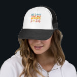 Casquette Ma Dernière première journée de classe supérieure<br><div class="desc">Ma Dernière Chemise Senior Première Jour,  Retour À La Classe De 2024 T,  Chemise De Retour À L'École,  Chemise Vintage,  Cadeau Étudiant Principal</div>