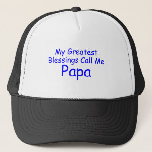 Casquette Ma plus grande bénédiction m'appellent papa