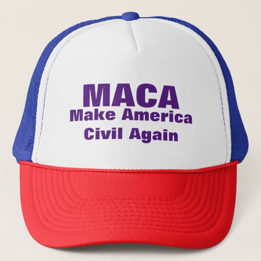 Casquette MACA font civil américain encore (Devant)