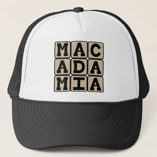 Casquette Macadamia, Noix Hawaïenne (Devant)