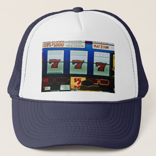Casquette Machine à sous dans un casino (Devant)