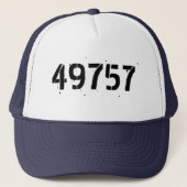 Casquette Mackinac Island Mi Michigan Code postal 49757 Cami (Devant)