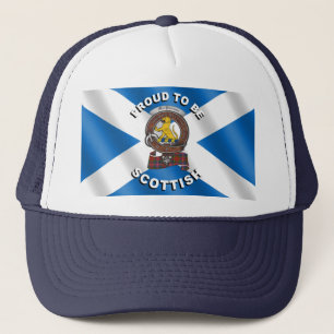 Casquette Macpherson Clan Badge Scottish Trucker Chapeau