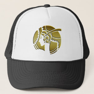 Casquette Madame d'art déco en or