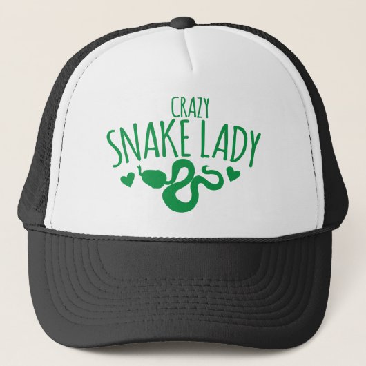 Casquette Madame folle de serpent (Devant)