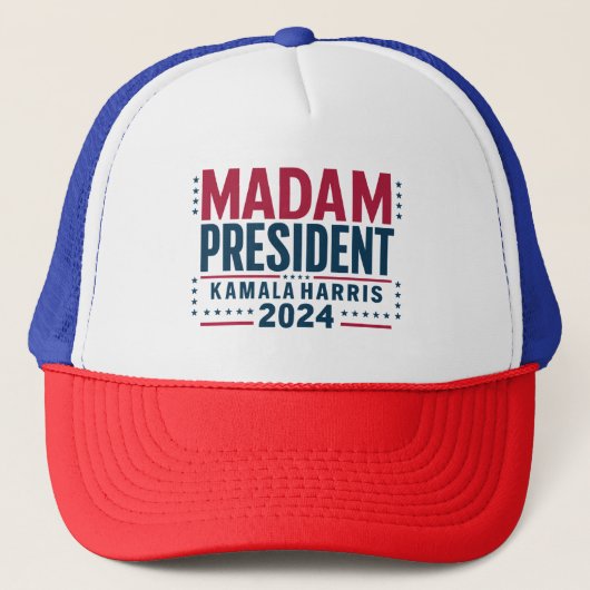 Casquette Madame la Présidente Kamala Harris 2024 Vote Democ (Devant)